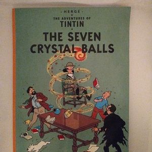3/$21 The Adventures of Tintin The Seven Crystal Balls by Hergé
